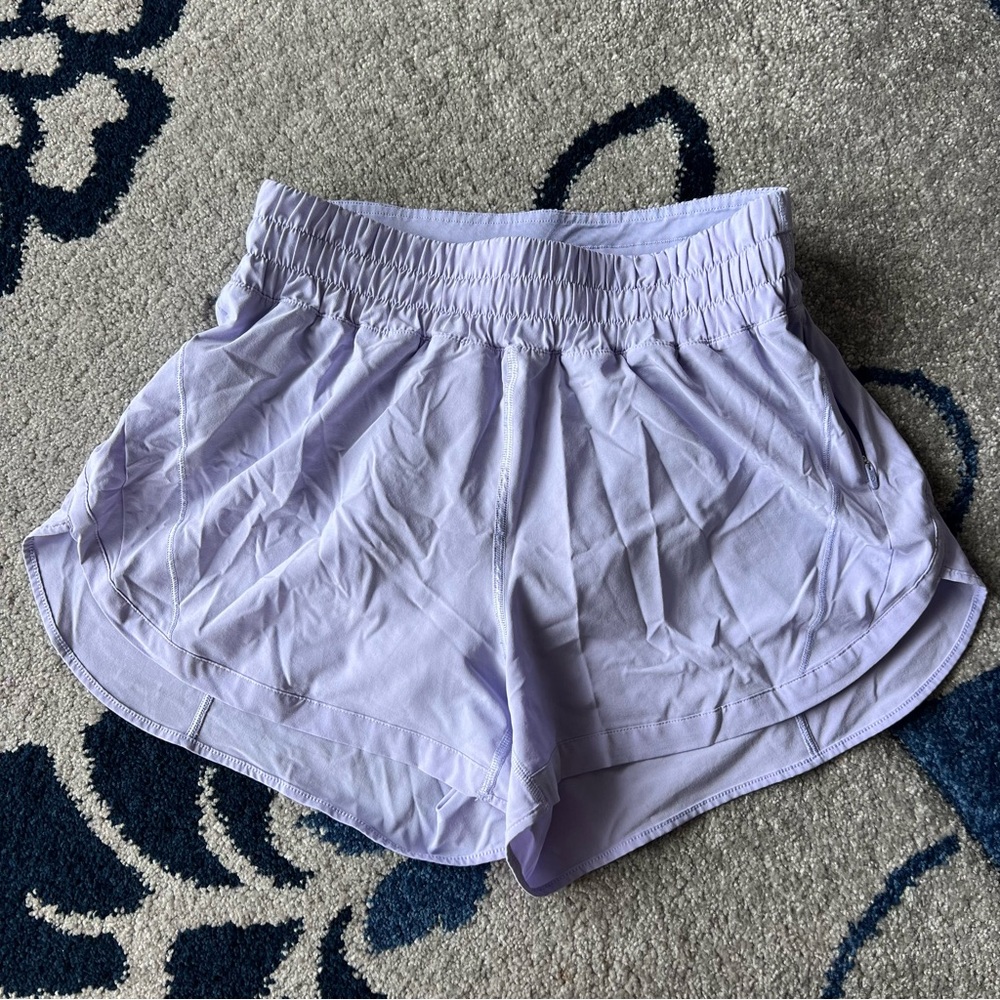 lilac smoke lululemon track that 3in HR short